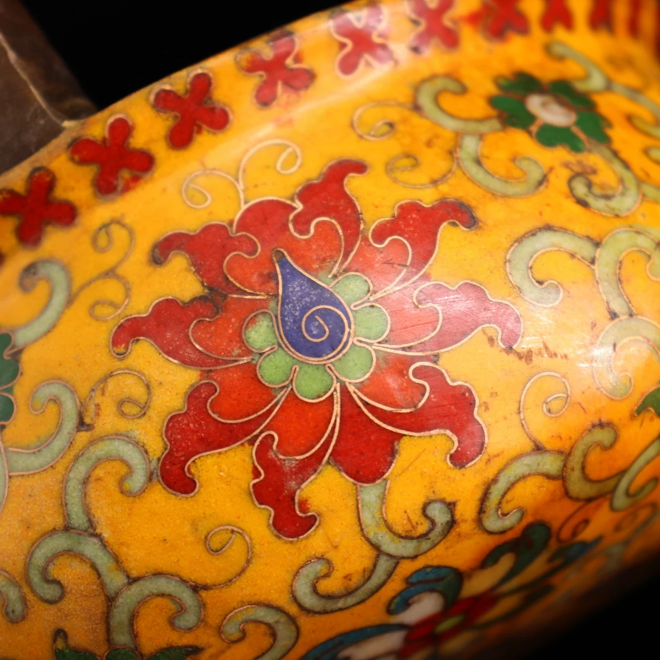 

LaoJunLu A Collection Of Old Pure Copper Handmade Cloisonne Incense Burner Imitation antique bronze masterpiece collection of