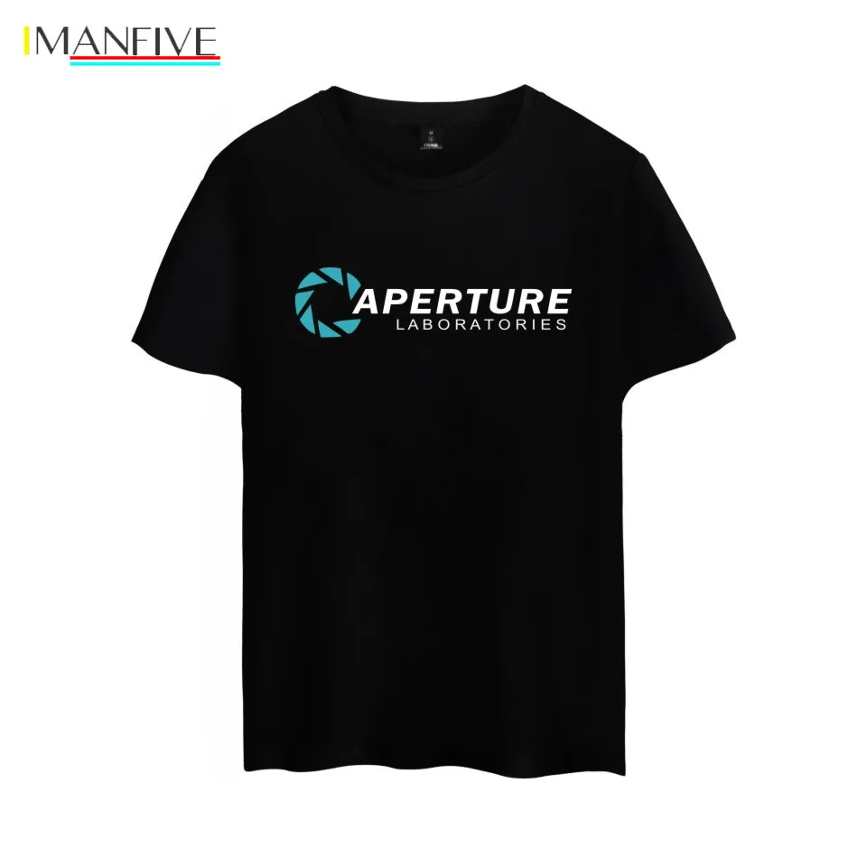 Aperture Science Games Футболка мужская летняя футболка Laboratories бренд короткий рукав