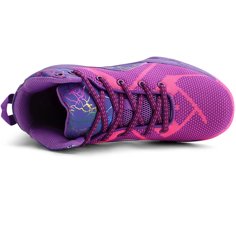 Брендовые баскетбольные кроссовки для девочек Нескользящие детские мальчиков