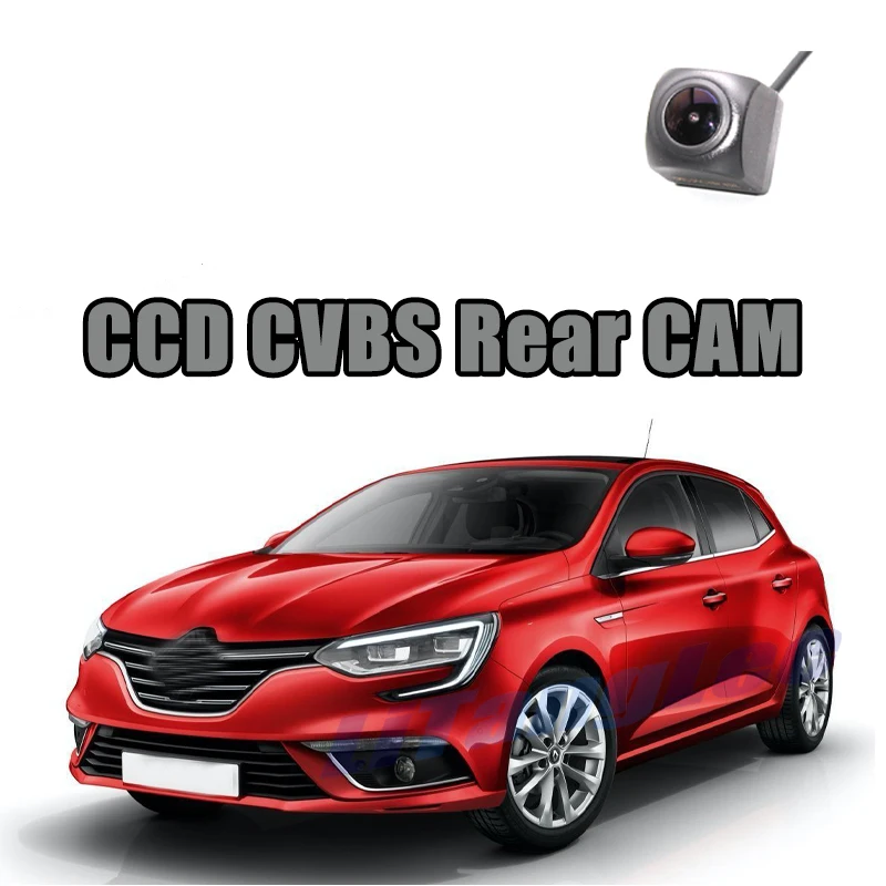 

Автомобильная камера заднего вида CCD CVBS 720P для Renault Megane IV 4 2016 ~ 2020, реверсивное ночное видение, водонепроницаемая парковочная резервная камер...