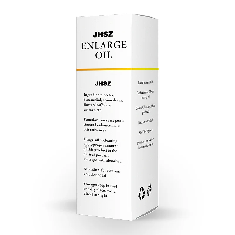 Масло для увеличения пениса JHSZ мощное утолщенное эфирное масло взрослых