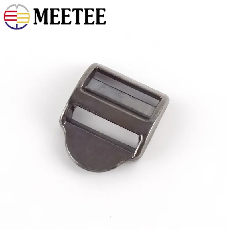 Meetee 4pcs ID20/25/32mmMetal Tri-Glide Backpack Shoulder Strap Adjustment Buckle DIY Webbing Belt AdjustClasp Buckles Accessory | Дом и сад