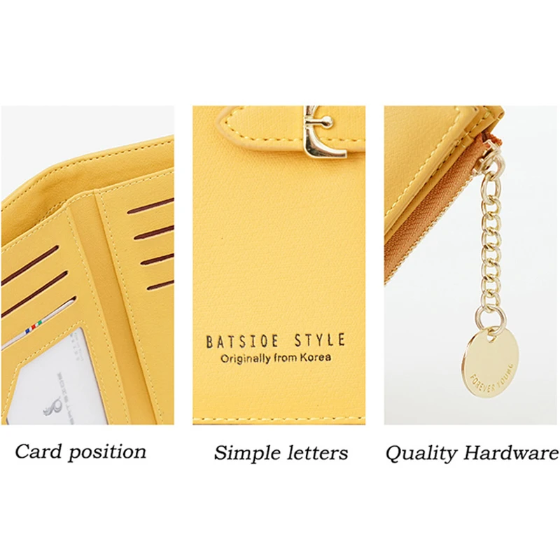 Leather Luruxy Clutch Wallets Women Many Departments Coin Pocket Purses Zipper Designer Ladies Money Bag Chain Mini Wallet