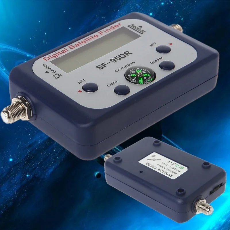 GSF-9506 Универсальный цифровой спутниковый ТВ Satfinder с ЖК-дисплеем спутниковый искатель измеритель сигнала тестер Мини Антенна экран дисплей для ТВ