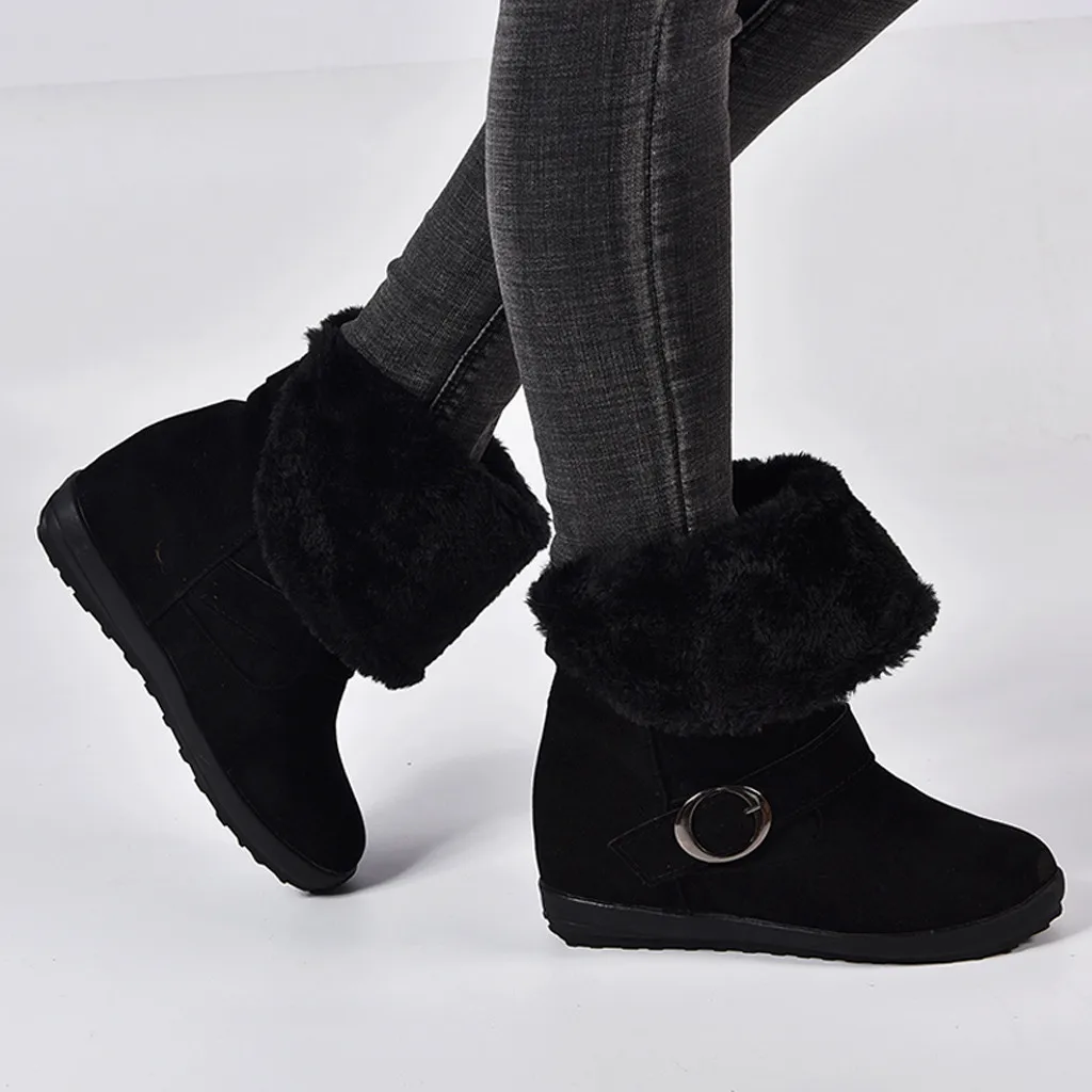 Женские ботинки Лидер продаж женские замшевые с круглым носком на плоской