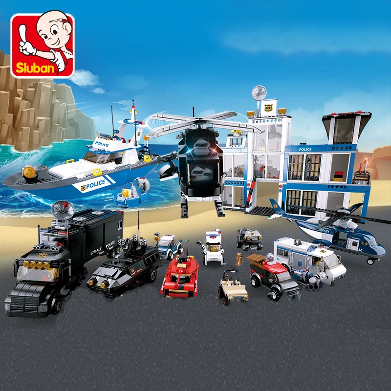 Город Полицейский участок патрульная машина звездного неба самолета вертолета