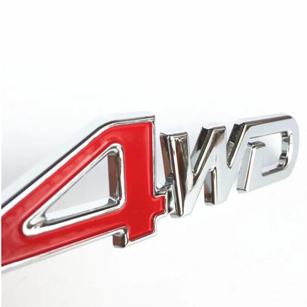 ZZTZZ 3D металлический 4WD четырехколесный привод автомобиля наклейка эмблема значок