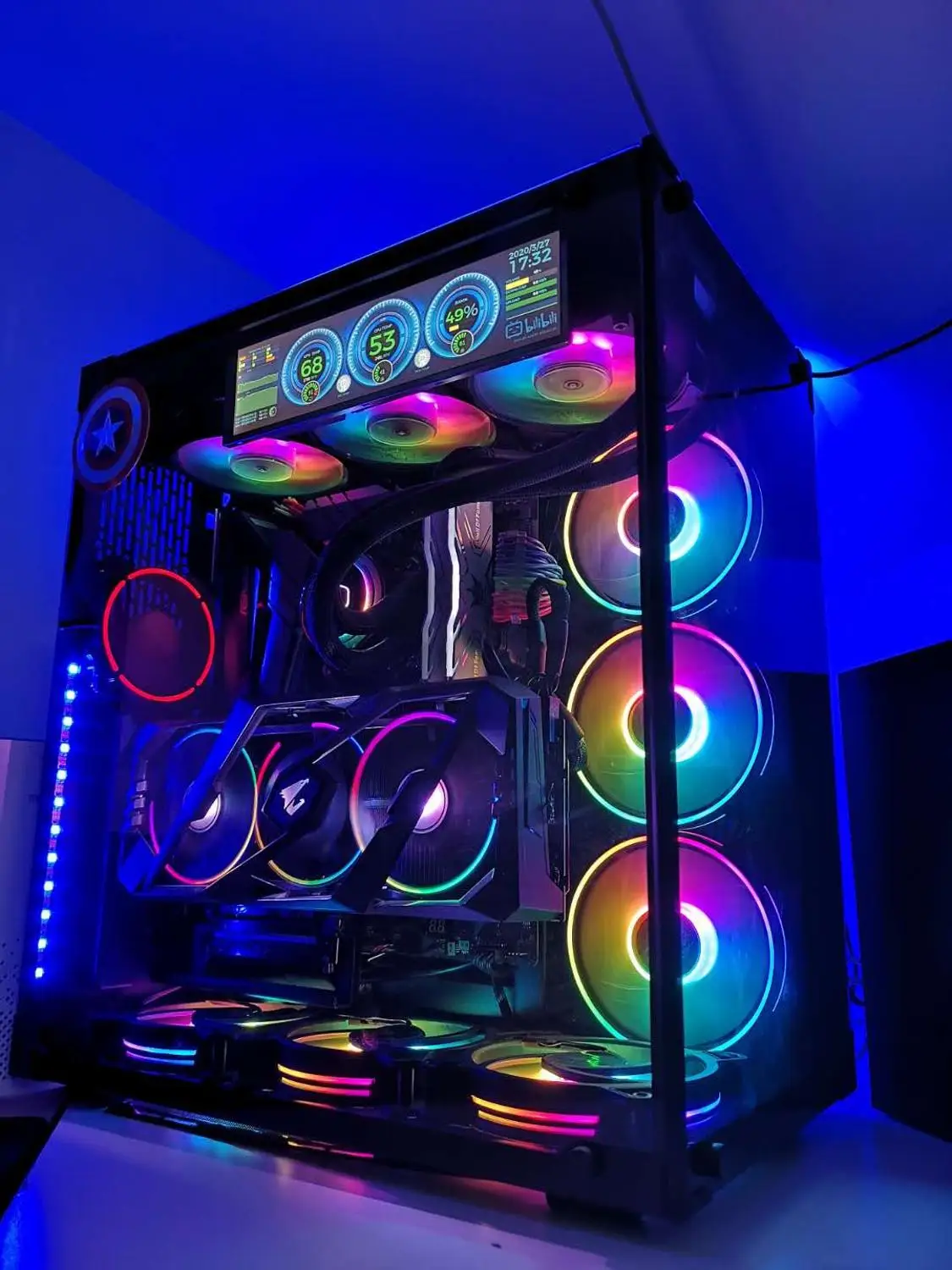 8 дюймовый IPS дисплей с длинной полосой вытянутая полоса HDMI совместимый Aida64