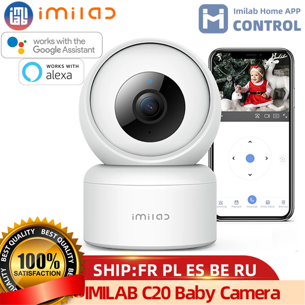 IMILAB C20 Home Security Camera Wifi 1080P Ip Indoor Webcam CCTV Vedio Surveillance Cam Work at App Compatible with Alexa | Безопасность