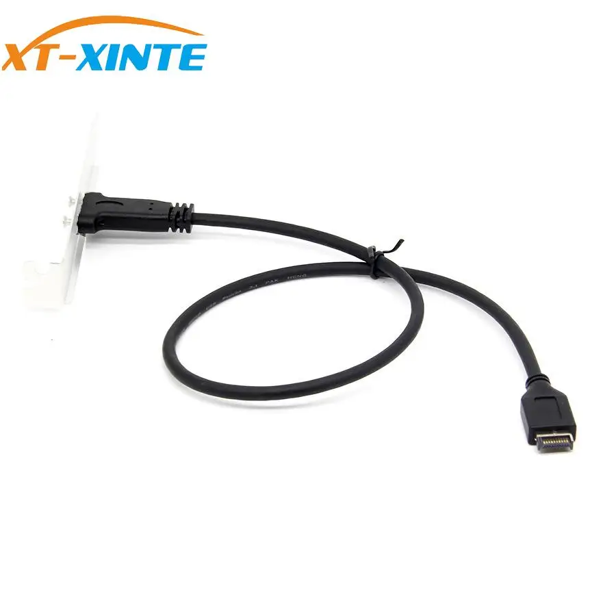 XT XINTE USB 3 1 Передняя панель заголовка типа E штекер Usb C Тип Женский Материнская
