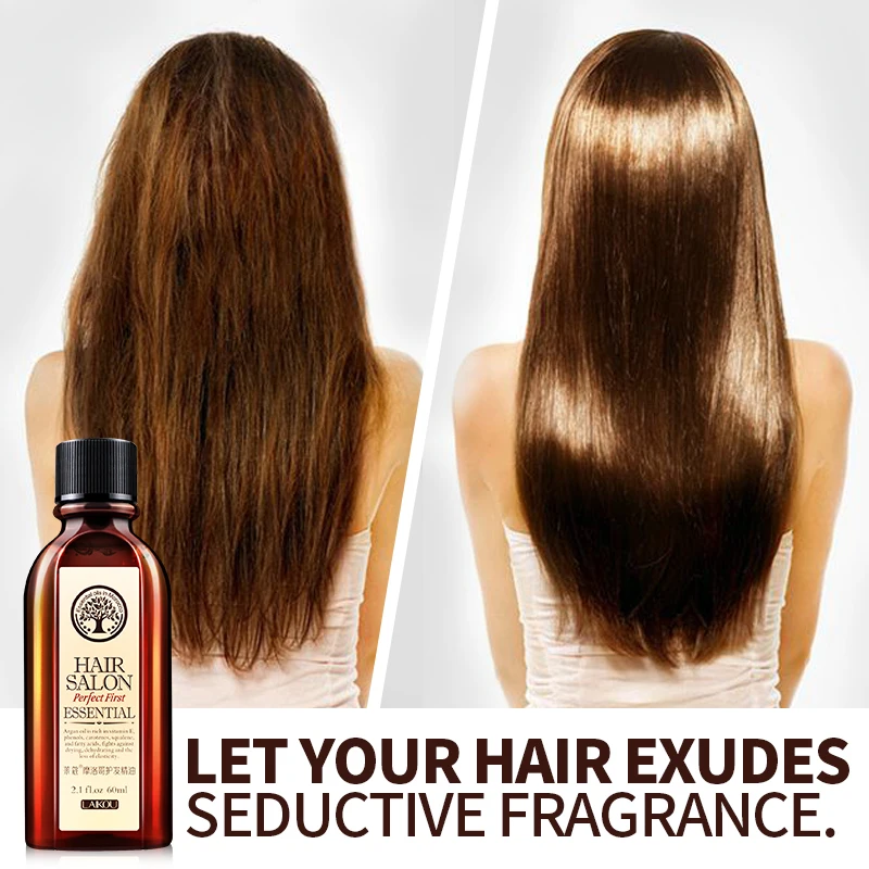 

60ml LAIKOU Moroccan hair care protect damaged hair moisture Hair keratin Repair korean cosmetics Hair Scalp Treatment