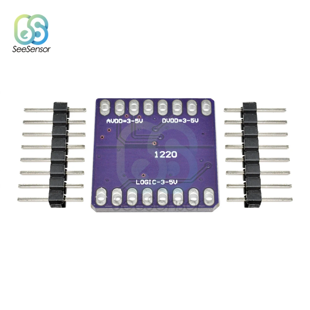 Фонарь ADS1220 ADC A/D модуль преобразователя SPI I2C с низким энергопотреблением 24-битный