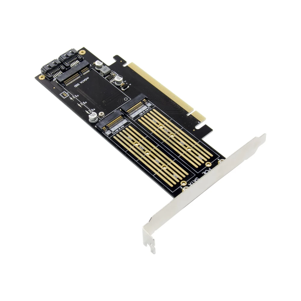 3 в 1 pci e 30 x16 к ngff m 2 nvme ahci ssd адаптер карта для m