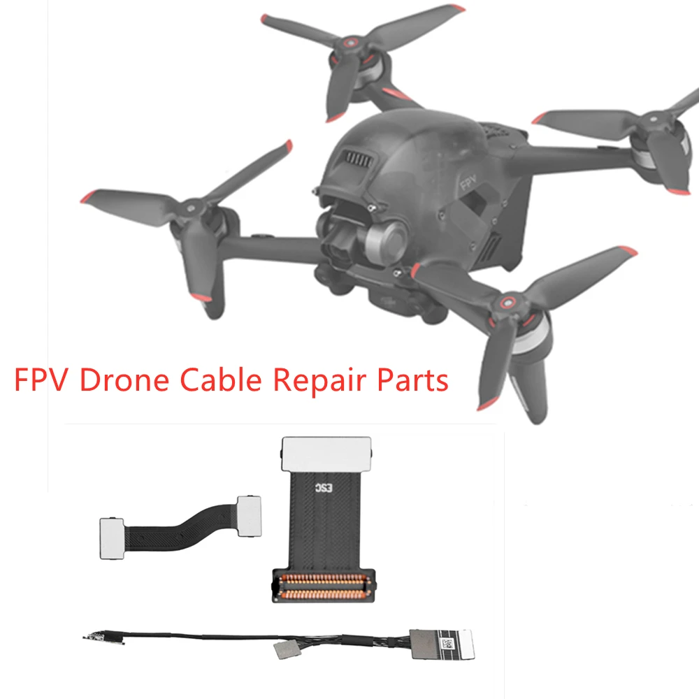 

GPS Flexible Cable Gimbal Signal Cable ESC Board Cable for DJI FPV Combo Gimbal Coaxial Cable Drone Repair Replacement Accessory