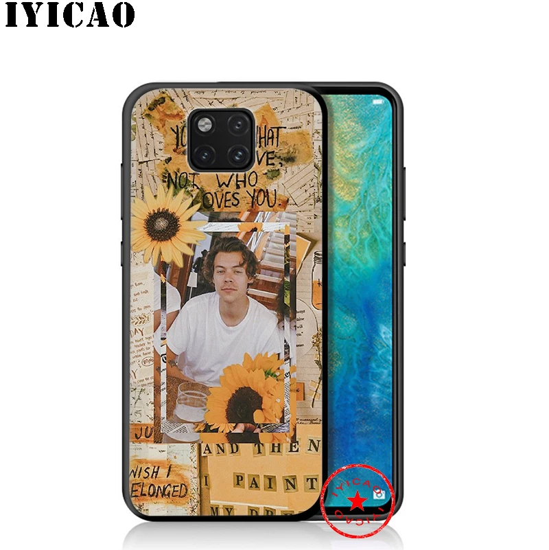 IYICAO Harry Styles 1D мягкий чехол для huawei P30 P20 P10 P9 P8 P Smart Z плюс 2019 Lite рro 2018 2017 2016 ТПУ |