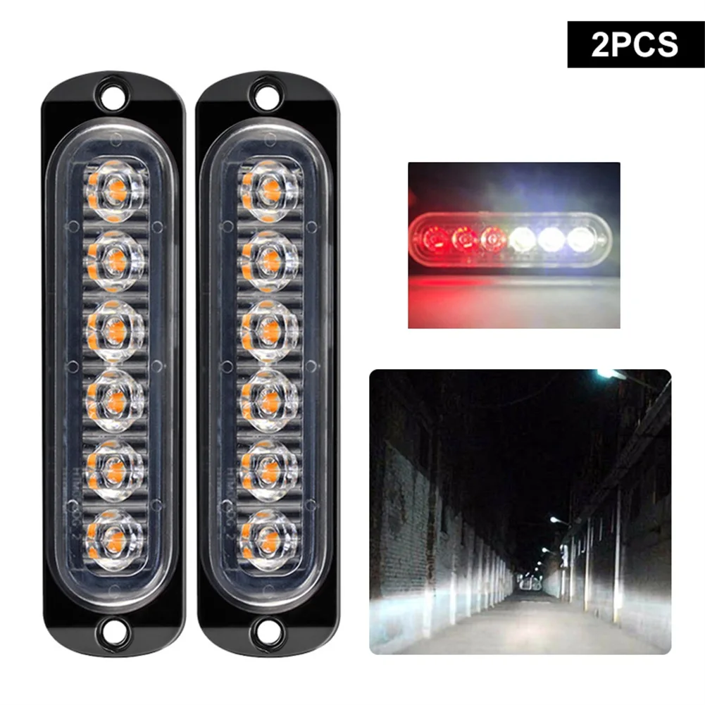 

6 LED Emergency Light For Car LED Warning Flashing Firemen Police Flash Emergency Light for Car SUV Van Truck Indicators Light