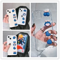 cute three dimensional cartoon doll tpu soft shell phone case for iphone 13 12 11 pro max xsmax xr xs 8 6s plus protective cover
