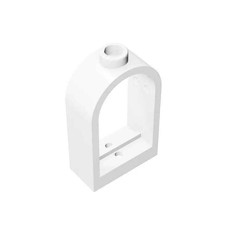 10Pcs MOC Parts 30044 Window 1 x 2 2/3 with Rounded Top Compatible Bricks DIY Building Blocks Particle Kid Brain Toy Gift - купить по