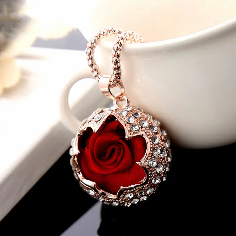 Роскошный известный бренд Винтаж Ткань ожерелье в виде цветов ювелирные изделия