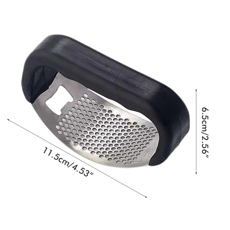 

Garlic Press Stainless Steel Garlic Press Manual Garlic Mincer Chopping Garlic Tools Curve Fruit Vegetable Tools Kitchen Gadgets