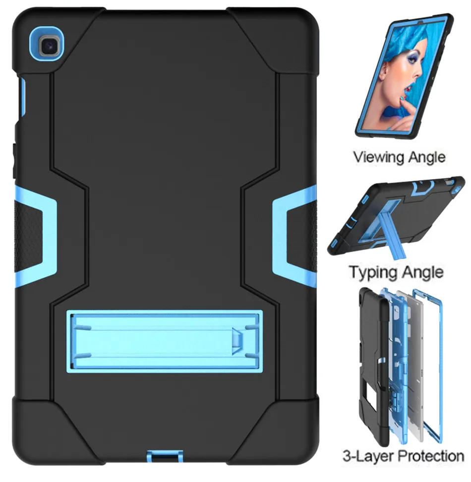 Чехол для samsung T720 SM-T725 Funda для планшета, безопасный для кожи, противоударный чехол tab S5e 10,5, встроенный чехол с подставкой+ пленка - Цвет: 8