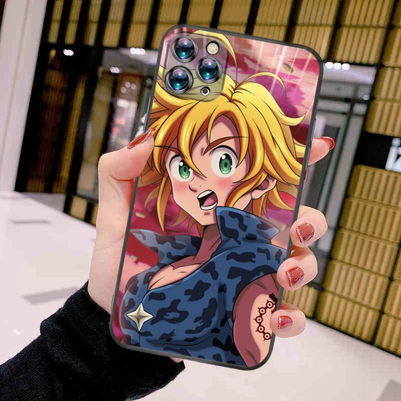 

Anime T-The Seven Deadly Sins Meliodas Phone Case For iPhone 11 12 Pro XS MAX 8 7 6 6S Plus X 2020 XR Mini Full Protection