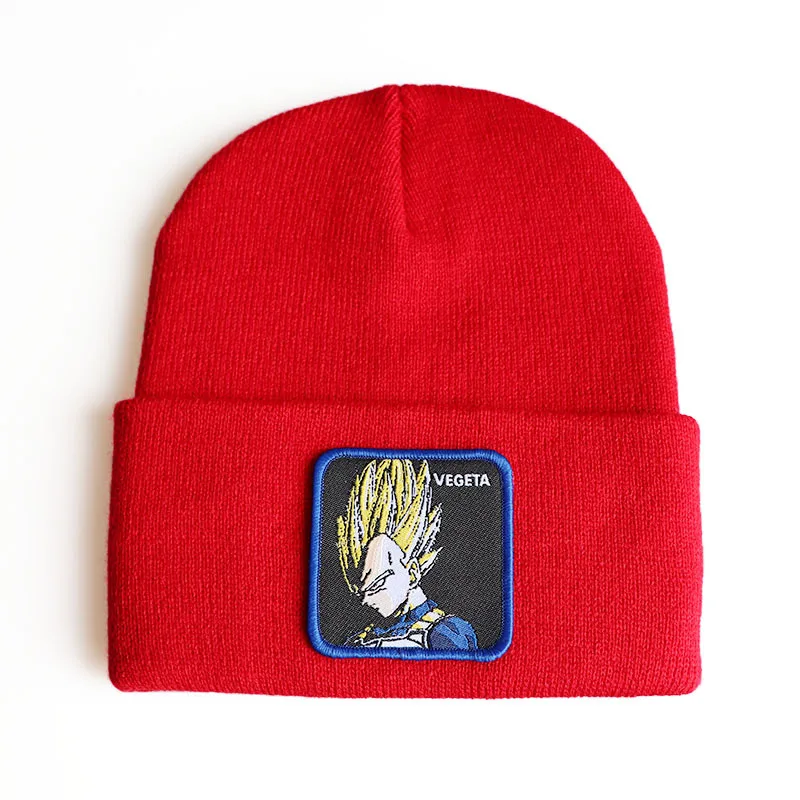 36 Тип Супер Saiyan Vegeta узор детский хип-хоп вязаная шапка Dragon Ball Z серия вышитая