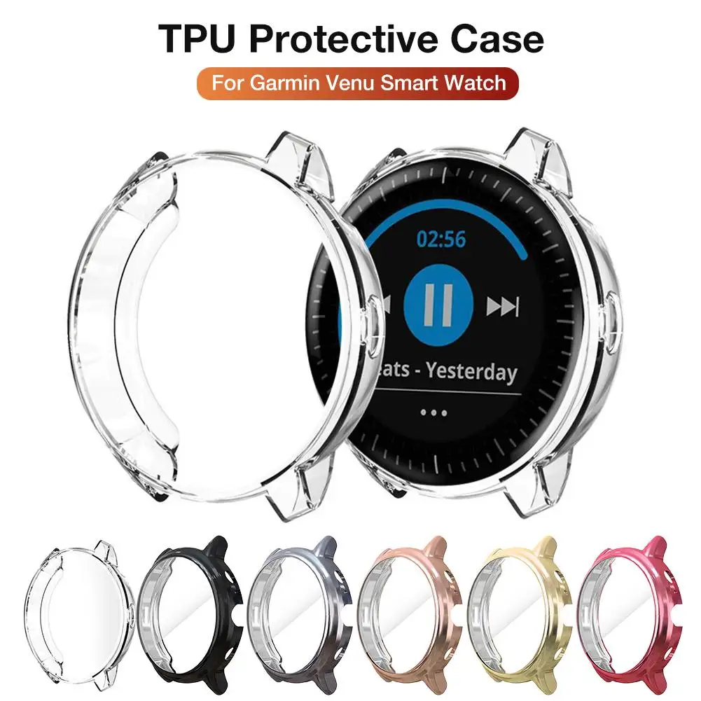 6 шт. защитный чехол для смарт часов Garmin CAME с покрытием из ТПУ бампер аксессуары