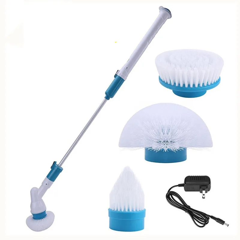 Электрическая щетка для чистки с выдвижной ручкой беспроводная в ванную