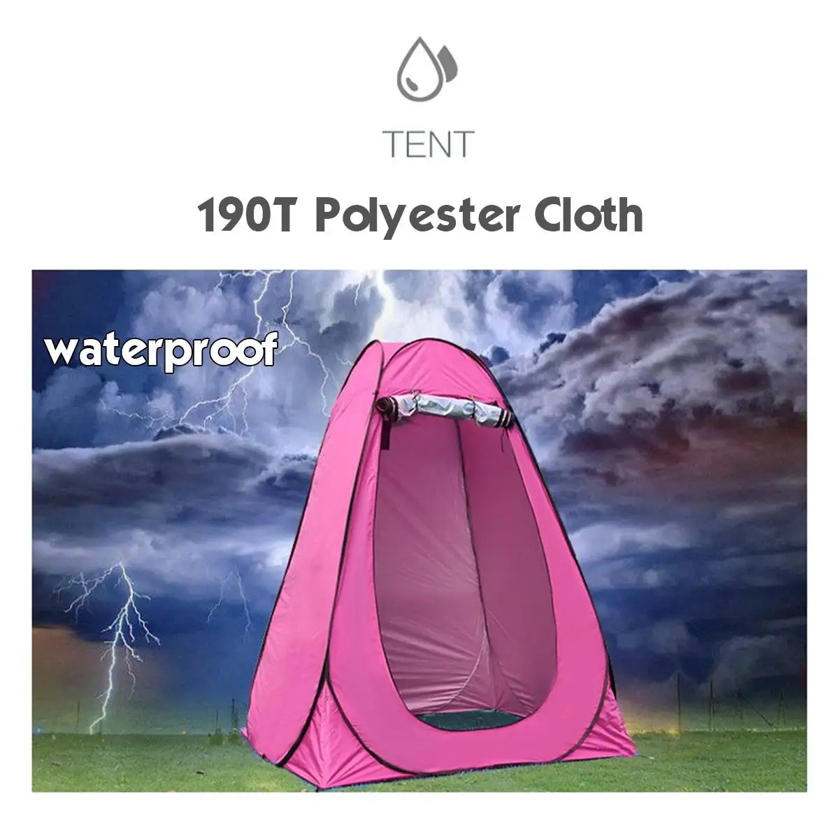 

190CM Portable Privacy Shower Toilet Camping Camouflage function outdoor picnic shift Bathing dressing tent photography tents