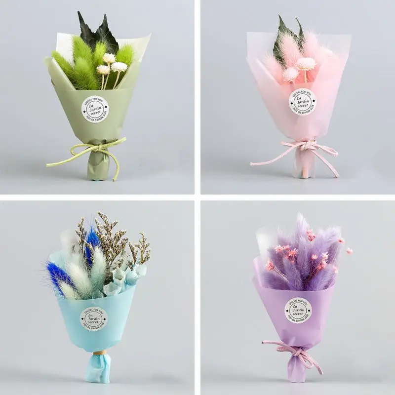 Горячий букет из сушеных цветов на день Святого Валентина подарок матери Новый