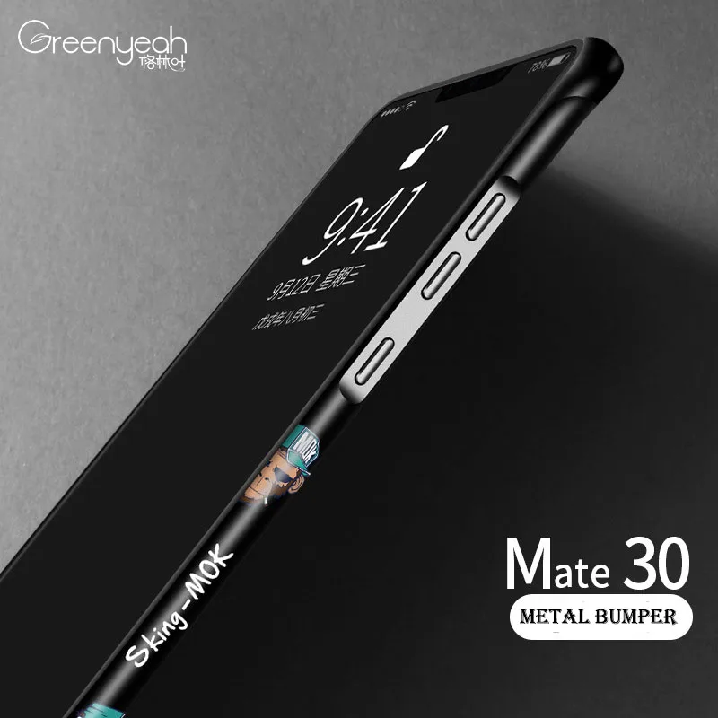 Чехол-бампер GreenYeah для Huawei mate 30 мультяшный противоударный чехол с алюминиевой