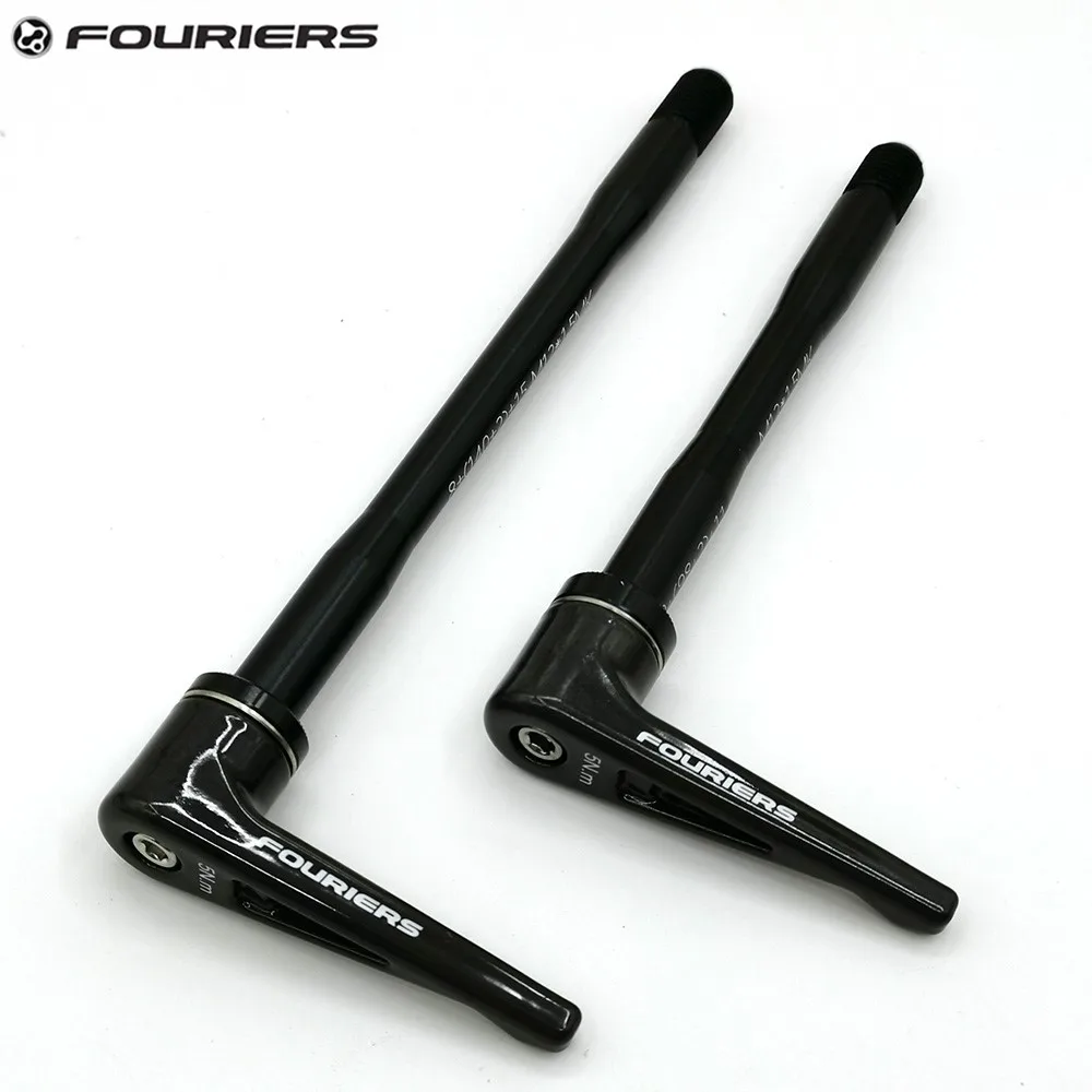 Fouriers Road Bicycle Thru Axle Lever M12*1.5mm 100mm 142mm For Cyclocross CX Gravel Road Bike Front Fork Rear Frame Hub Shaft
