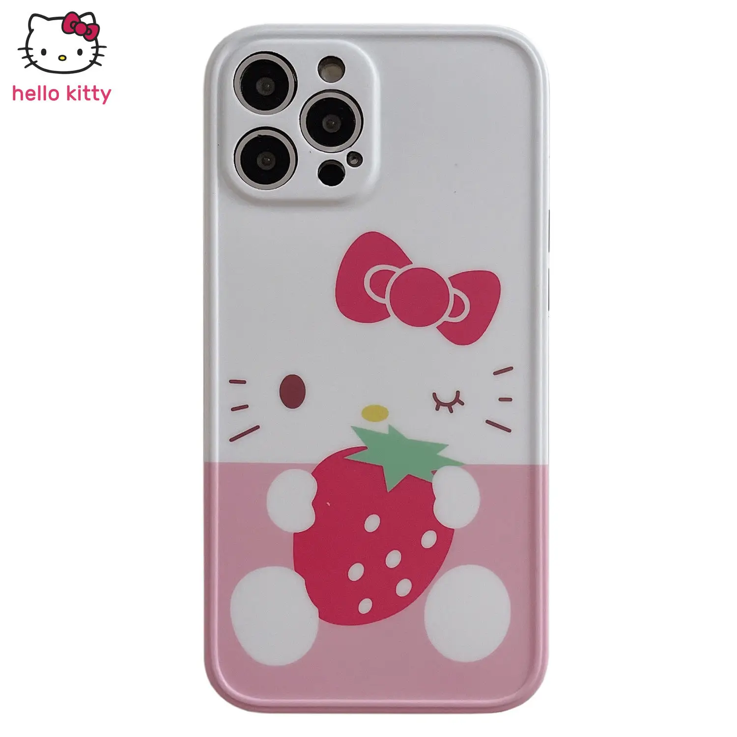 

Милый мягкий чехол с рисунком Hello Kitty для iPhone12promax7 / eight/x/xr / 11/12 полная упаковка