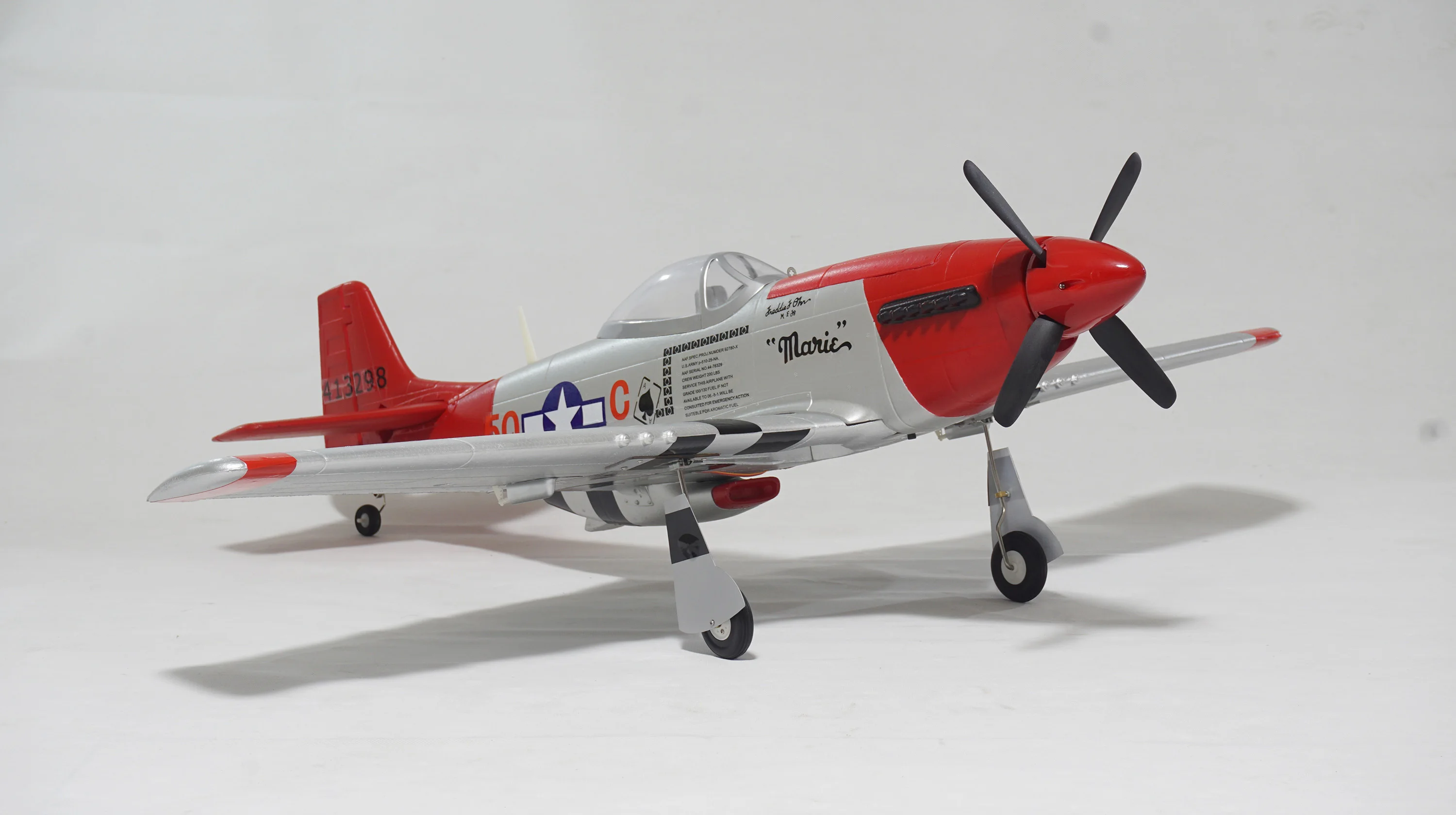 PNP версия самолет P 51 RC EPO фиксированное крыло с вытягивающим шасси