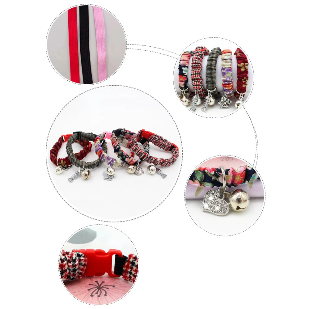 Регулируемые ошейники для собак с колокольчиком ожерелье щенков аксессуары