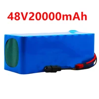 18650 lithium ion scooter battery pack 48v 20ah 1000w 13s3p electric bicycle batteries bms54 6v charger