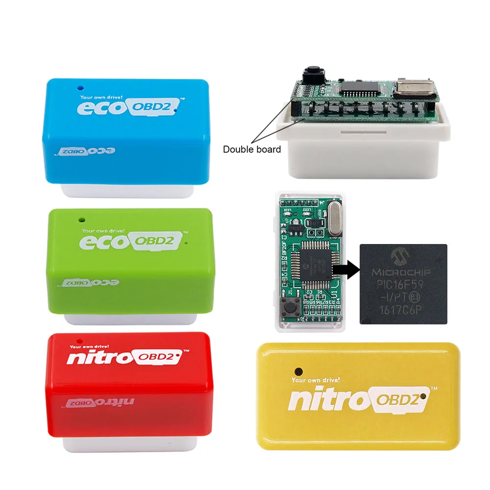 15% экономия топлива Nitro ECO OBD2 чип тюнинг коробка с большей мощностью крутящий