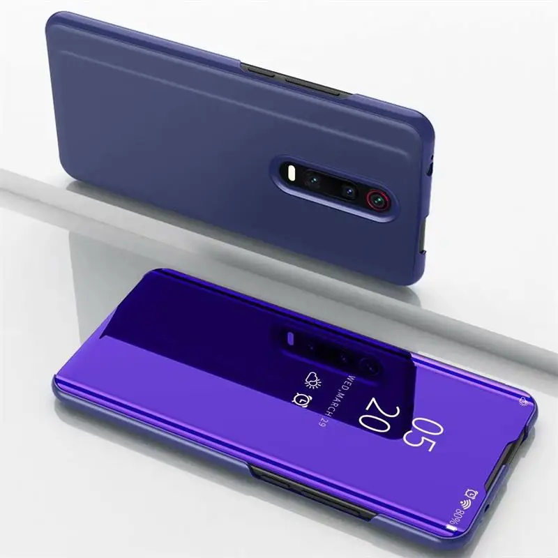 Противоударный чехол для Xiaomi mi 9T роскошное умное зеркало Флип Прозрачный чехол для Xio mi 9T Pro аксессуар для mi 9T Fundas Coque