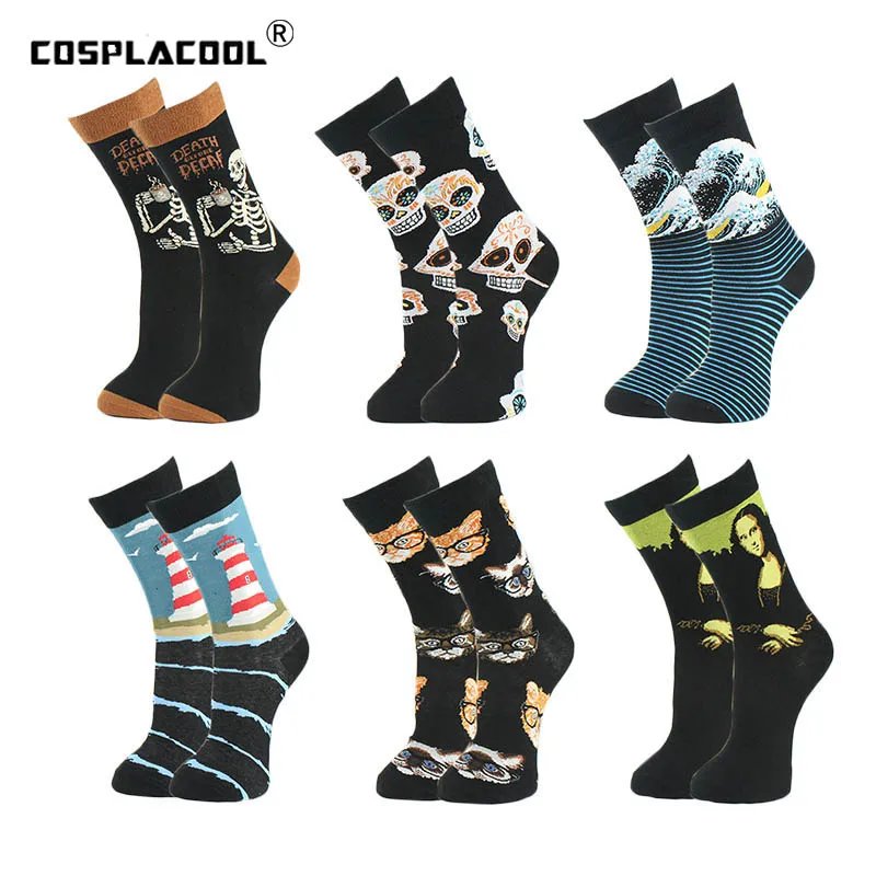 [COSPLACOOL] Модные осенне зимние носки в стиле хип хоп для улицы индивидуальные