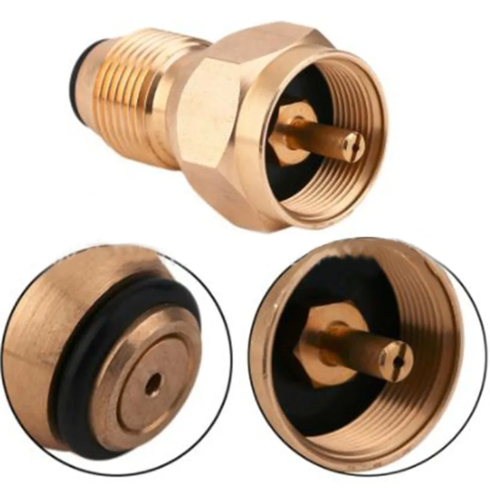 Переходник для заправки пропана газовый баллон 1 фунт цилиндрическая муфта