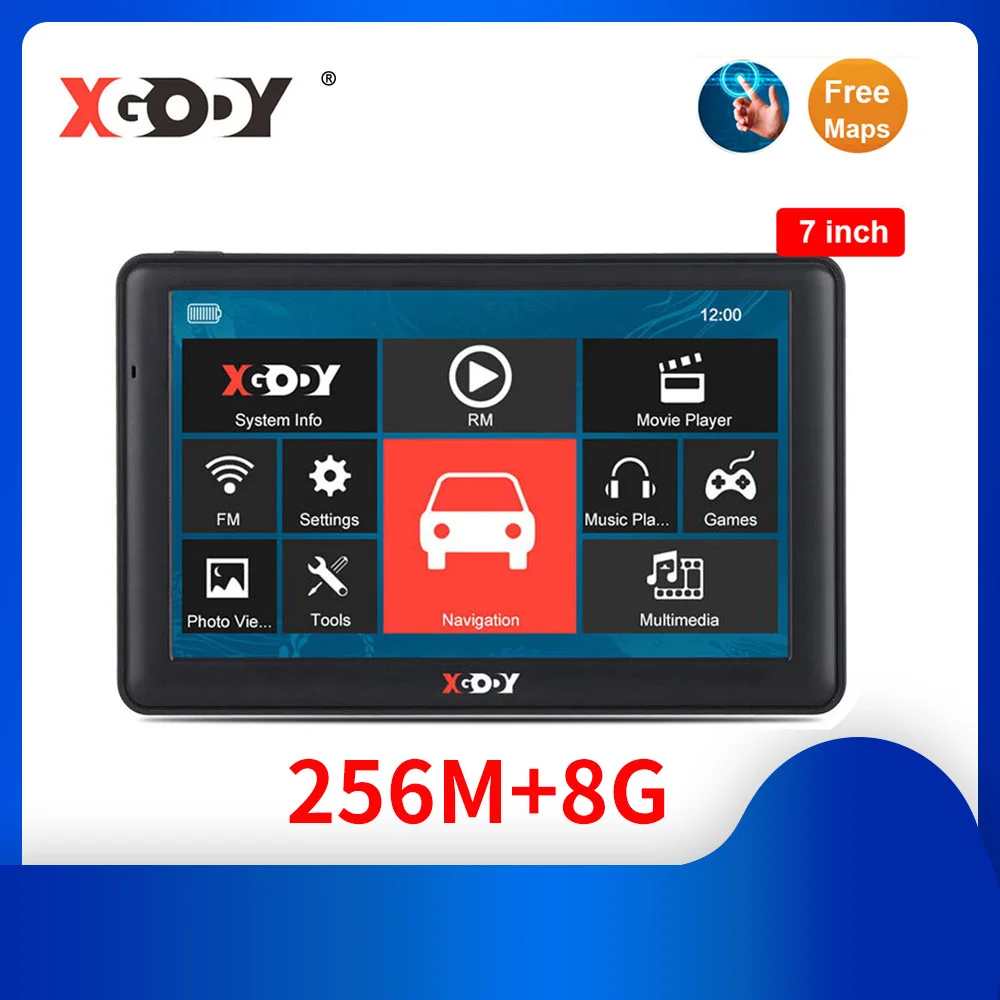 Автомобильный GPS навигатор Navitel XGODY 7 дюймов для автомобилей BMW Volkswagen