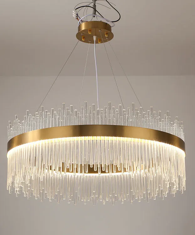 

Nordic postmodern simple chandelier creative personality art living room bedroom designer LED crystal lighting