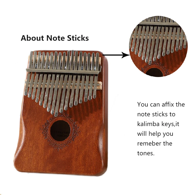17 клавиш калимба большой палец пианино высокое качество дерево красное Африка