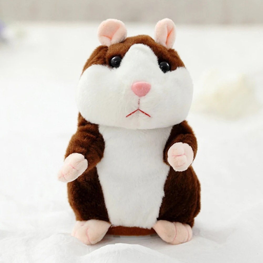 

Cute Talking Nod Sound Record Pet Hamster Mouse Soft Plush Toy Children Gift