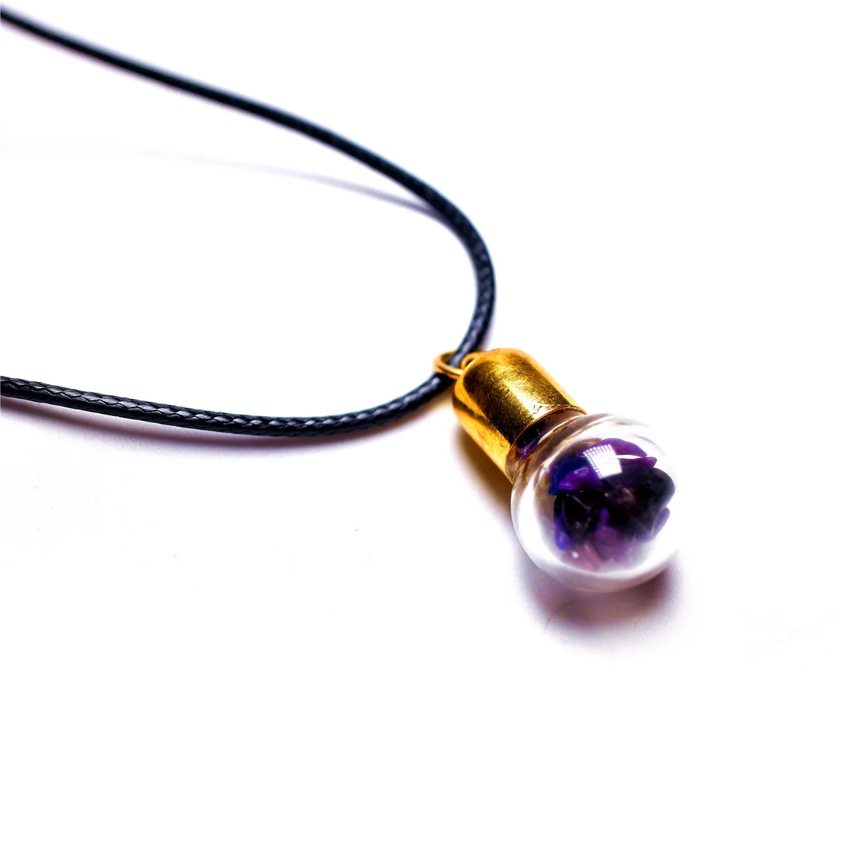Koraba Natural Sugilite Drift Bottle подвеска ожерелье из драгоценных камней Дизайнерские