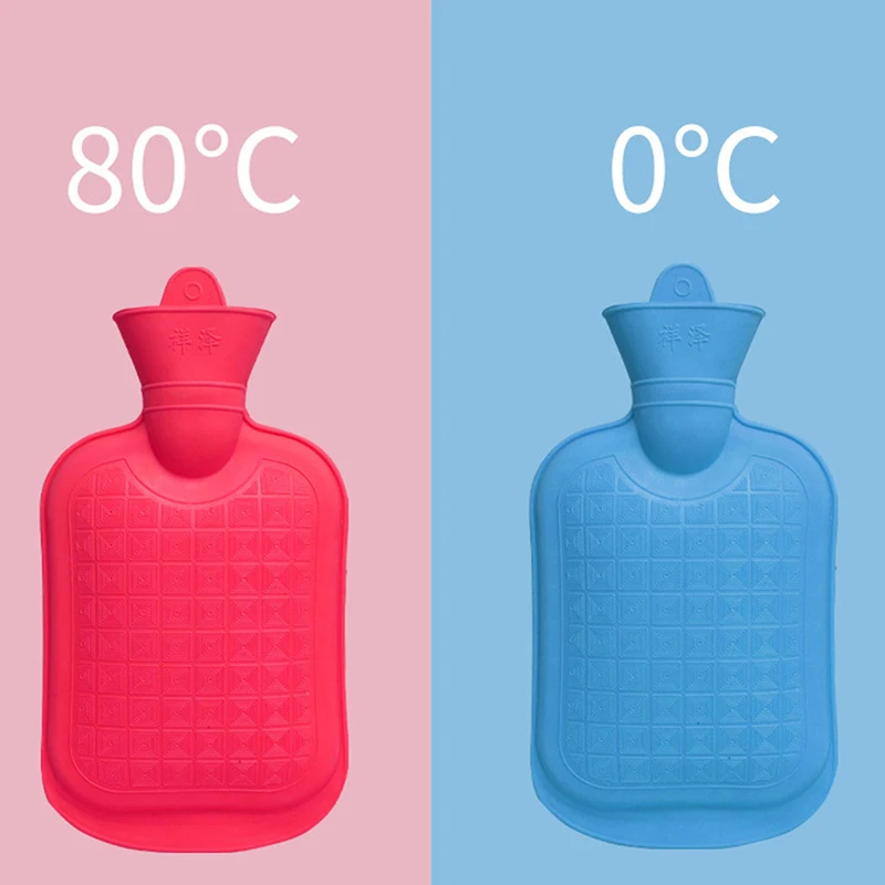 1 шт. случайный 1000 мл впрыска воды резиновые Термальность грелка зима для рук