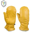 Теплые кашемировые лыжные перчатки OZERO Goatskin, ветрозащитные зимние велосипедные лыжные перчатки, перчатки для сноуборда, зимние перчатки унисекс, S1030