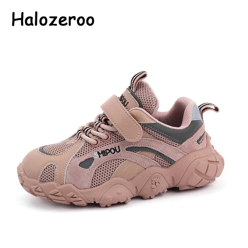 

Spring Kids Sport Sneakers Baby Boys Black Brand Shoes Children Mesh Chunky Sneakers Girls Sport Sneakers Running Trainers New