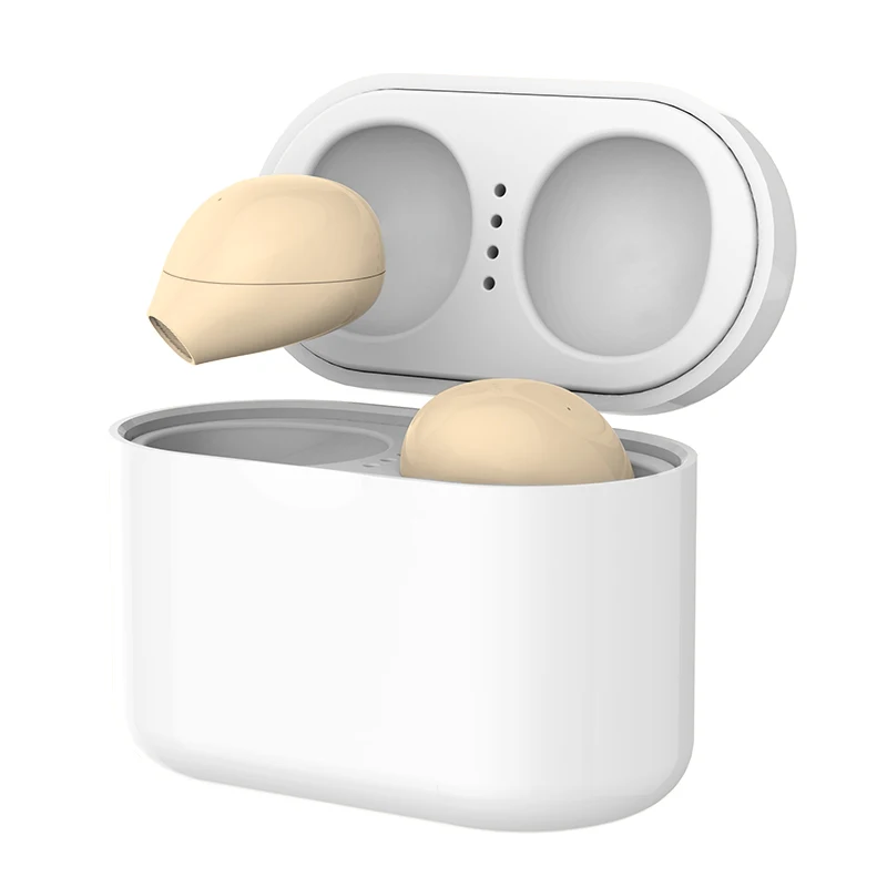 skin--binaural Bean TWS mini bluetooth/беспроводные наушники/наушники 3D стерео гарнитуры IPX5 Водонепроницаемый наушник милые наушники с микрофоном - Цвет: skin--binaural